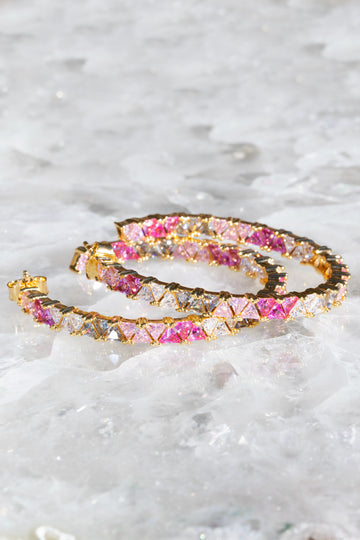 MARÉ HOOPS- PINK